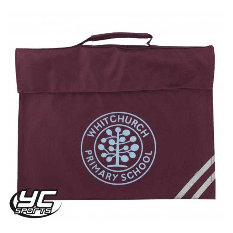 Whitchurch Primary School Bookbag O/S MAROON