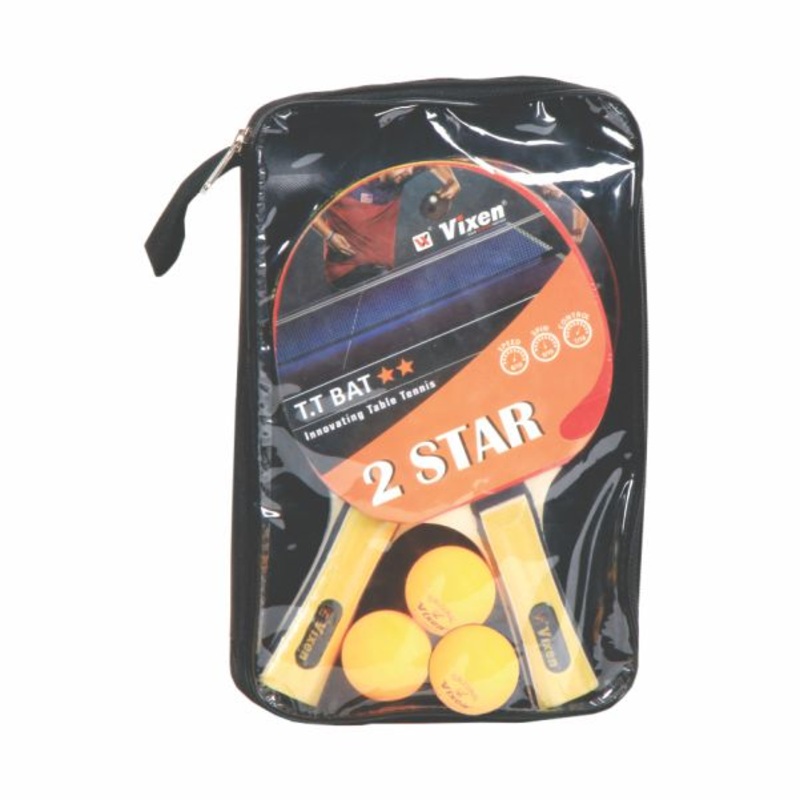 2 STAR GIFT SET  TABLE TENNIS BAT VIXEN | KIBI SPORTS