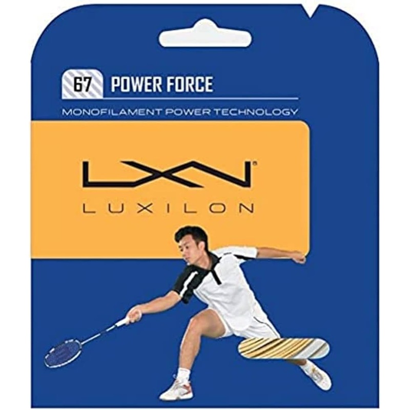 Luxilon 67 Power Force Badminton White 10m Set