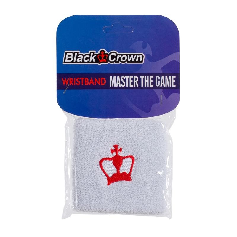 Muequeras Black Crown Corta Blanco 1 Unidad