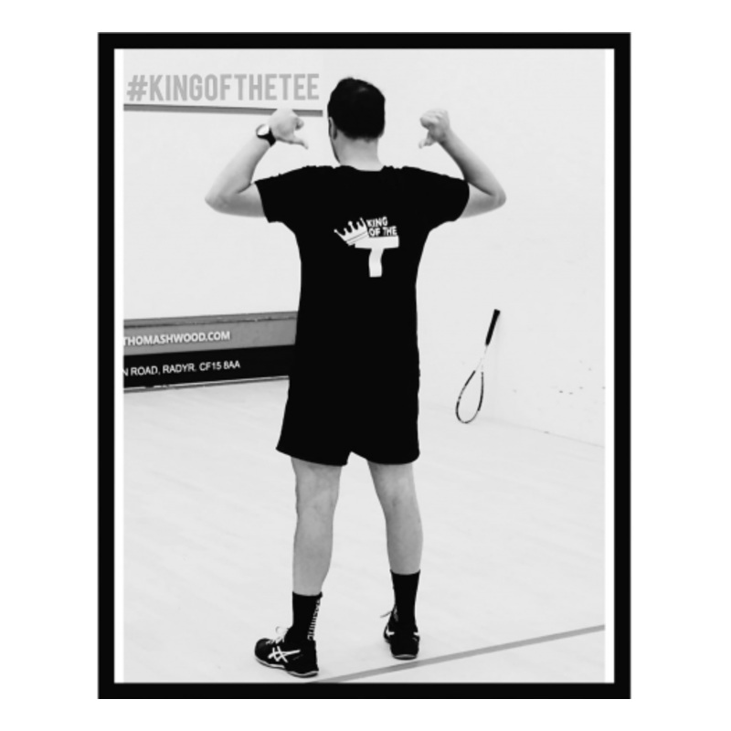 Squash Pod Men’s T-Shirt (Cotton) S BLACK