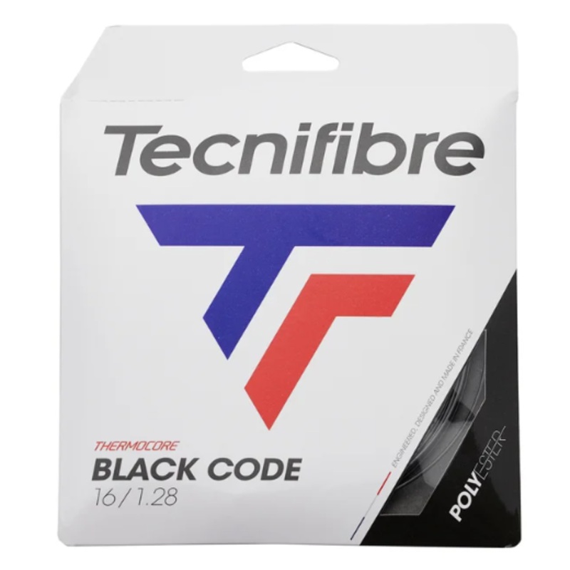 Tecnifibre Black Code Tennis String- Pack 16