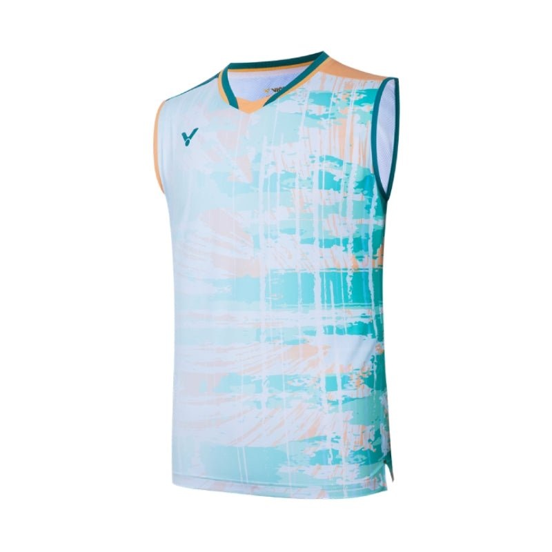 VICTOR TOURNAMENT Series Sleeveless shirt T-45003 R Green Lee Zii Jia Unisex 2XL