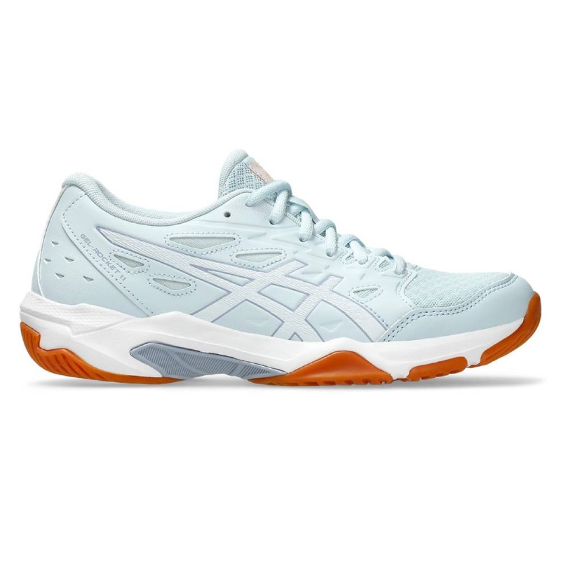 Asics Gel Rocket 11 Women’s Indoor Court Shoe (Cool Grey/White)