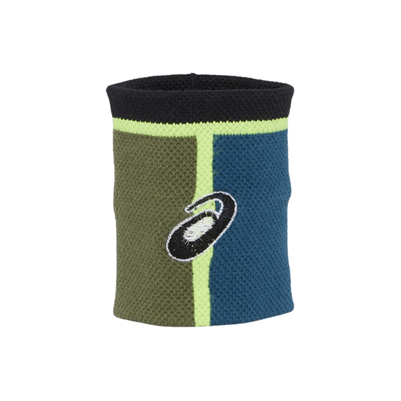 Asics Green/Blue Wristband