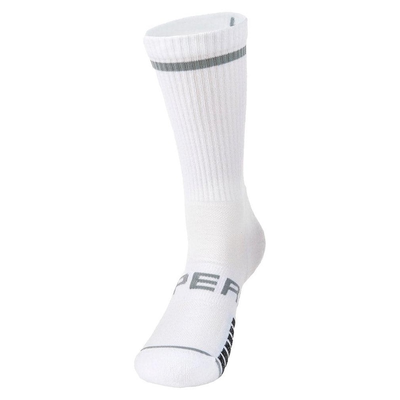 Experia Ultra Light Cushion Crew Tennis Socks White