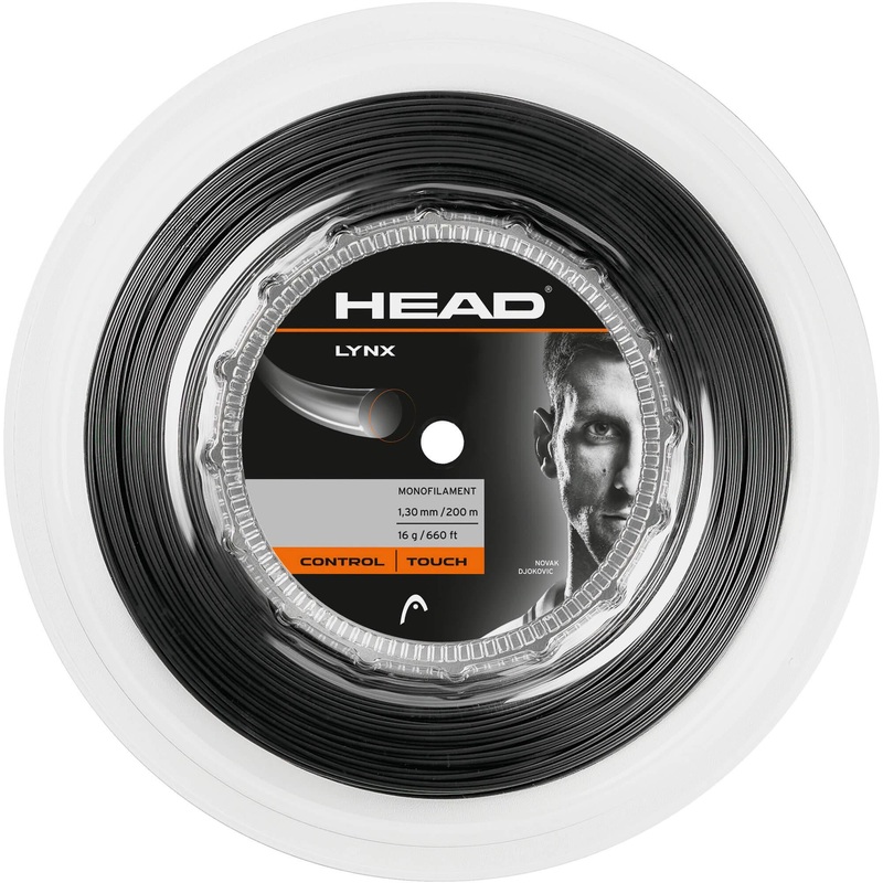 HEAD Lynx 17/200m Tennis String Reel – Anthracite Anthracite 1.25mm/200m