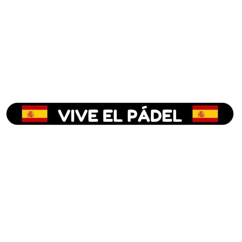 Incro Spain Flag VIVE EL PADEL Racket Protector Black