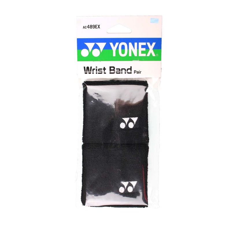 Yonex 3″ Wristband 2 Pack (Black)