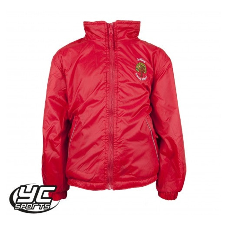 Oakfield Primary School Reversible Jacket 3/4 RED