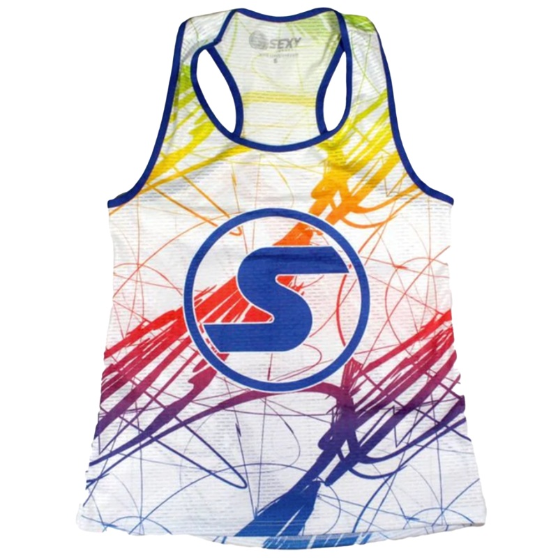 SEXY BRAND Women’s SXY NKD Competition Tank in White