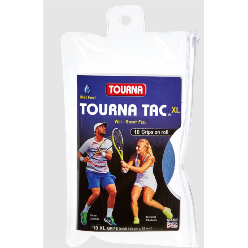Tourna Tac XL Overgrip – 10 Pack Blue