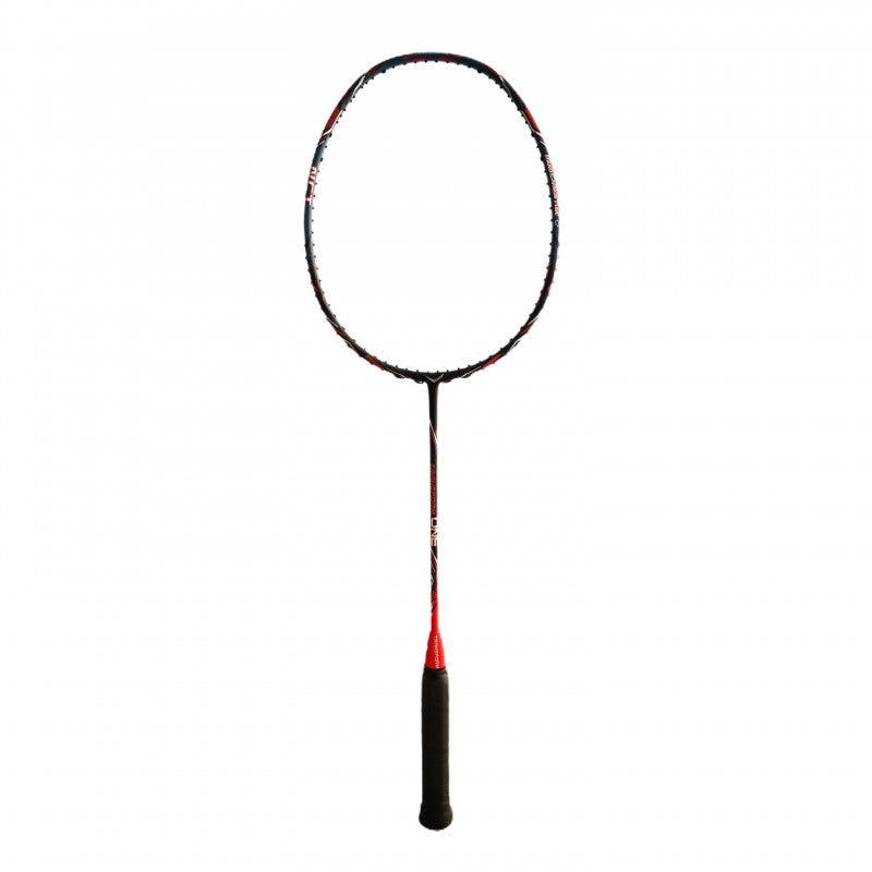 TRANSFORM ONE UNSTRUNG TBR 1/2114 | BADMINTON RACKET | KIBI Sports Black+Dark Maroon