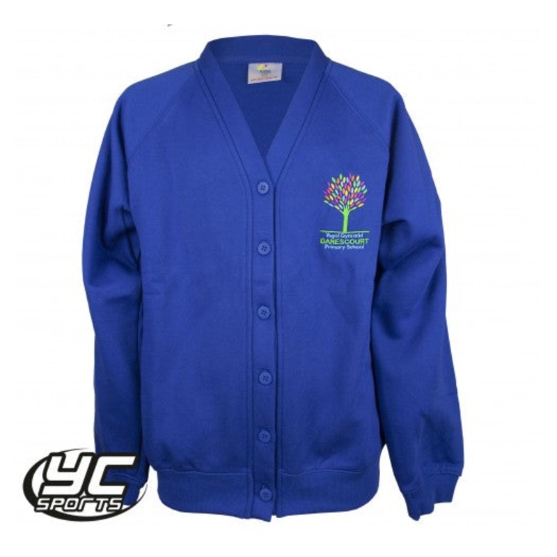 Danescourt Primary School Cardigan 2/3 ROYAL