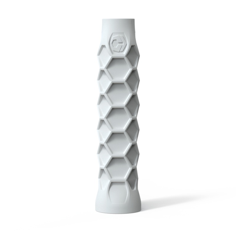 Hesacore Elongated Grip – 6 Inches Long – Regular Soft Feel – White