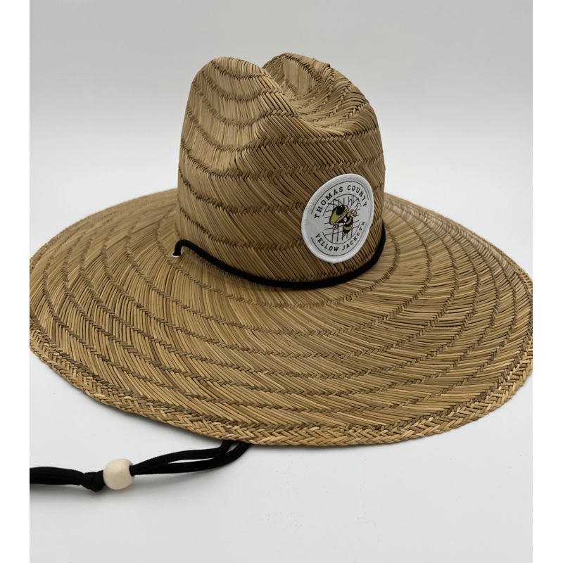 Thomas County Central Woven Patch Straw Hat