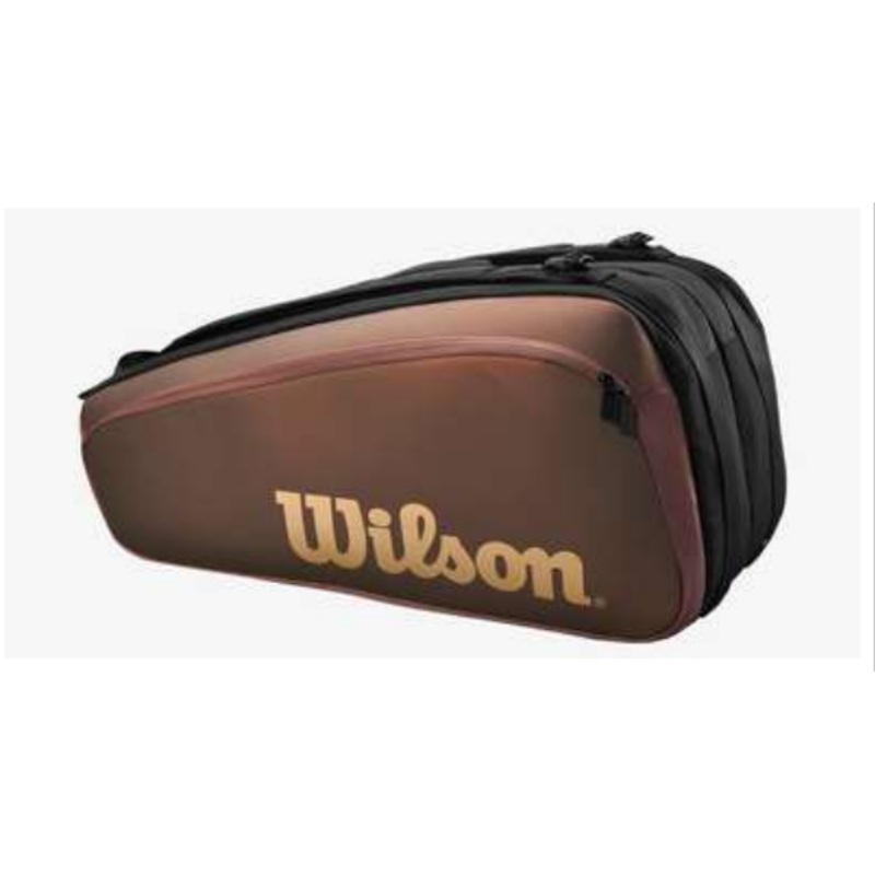 WILSON SUPER TOUR PRO STAFF V14 9PK BAG BLACK & GOLD