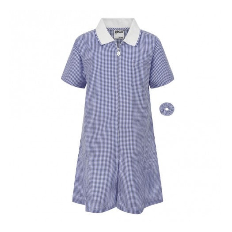 Zeco Gingham Dress (Navy) 3/4 Years NAVY