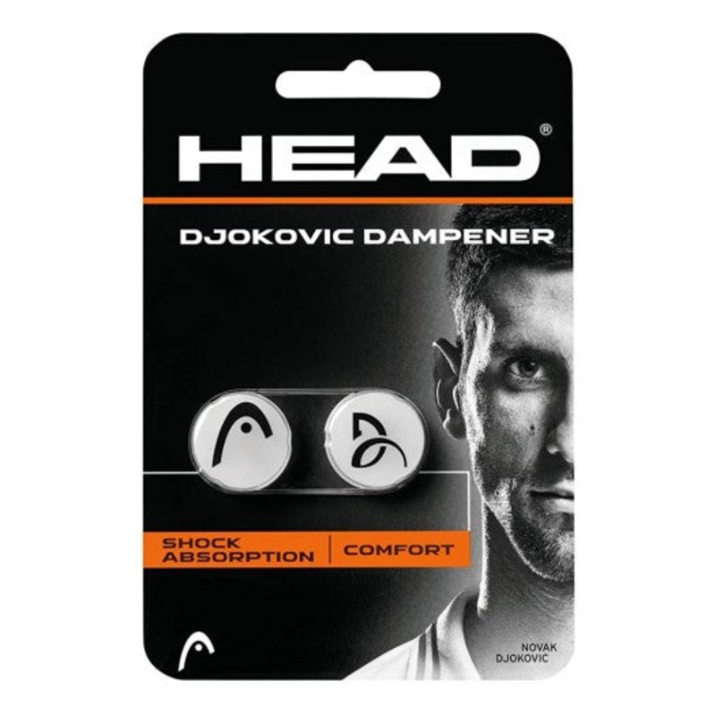 Head Djokovic Dampener 2pcs Pack 285704 Twin Pack WHITE