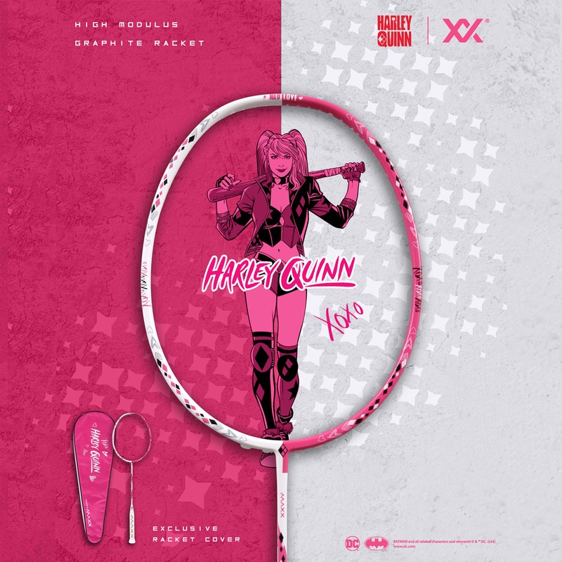 MAXX x Harley Quinn Badminton Racket 6U (72.5+2.5g) G6