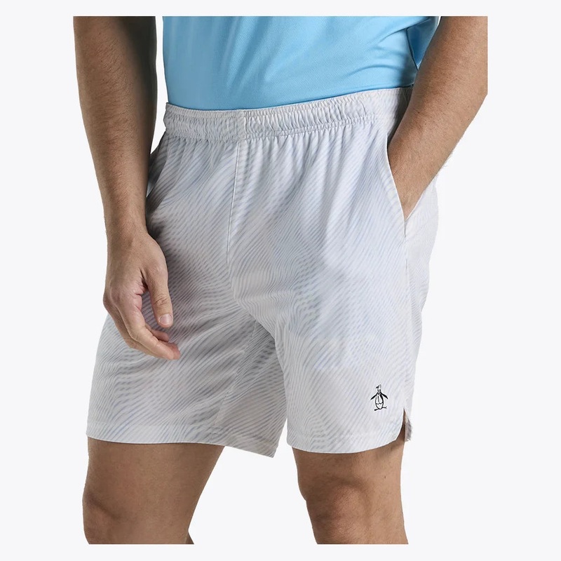 Men`s Performance 7 Inch Tennis Short Bright White