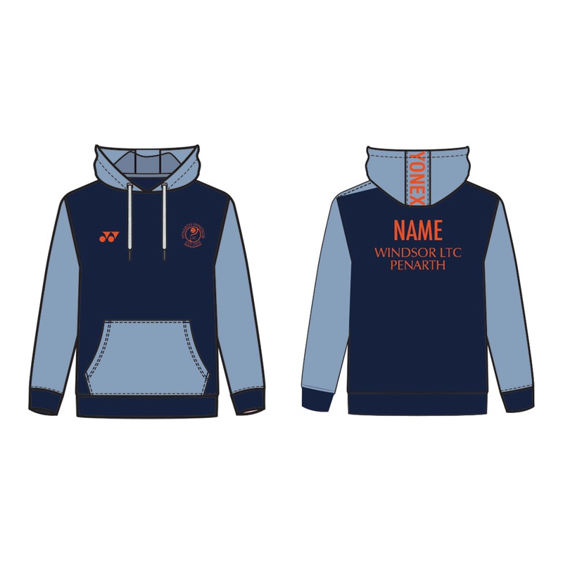Penarth Windsor LTC Hoodie Unisex Navy/Indigo/Orange XS