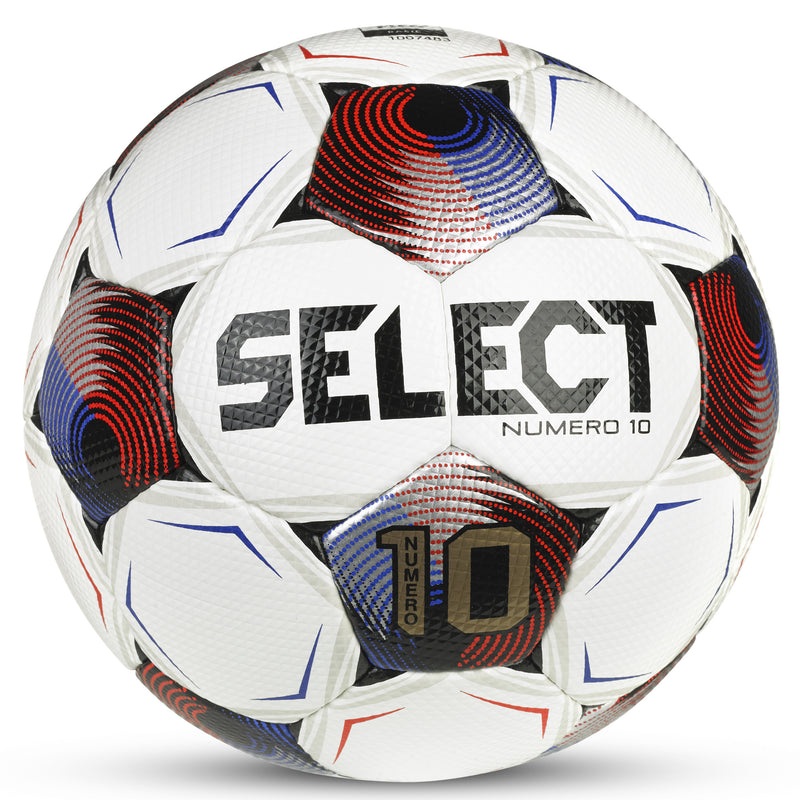 Select Numero 10 v25 Soccer Ball White/Blue/Red 4