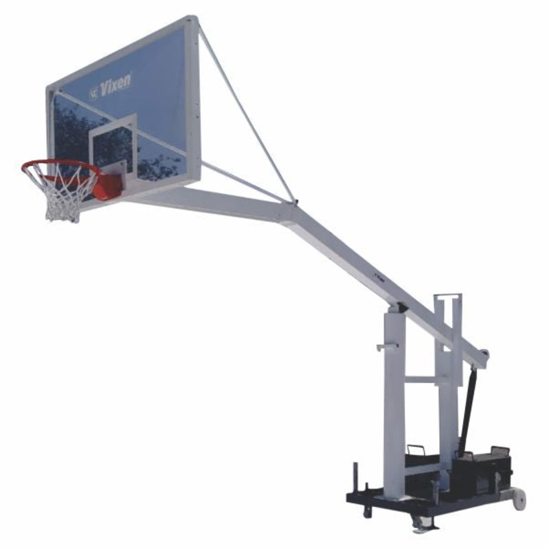 BASKETBALL POST MOVABLE WITH MANUAL JACK SYSTEM VIXEN | KIBI SPORTS