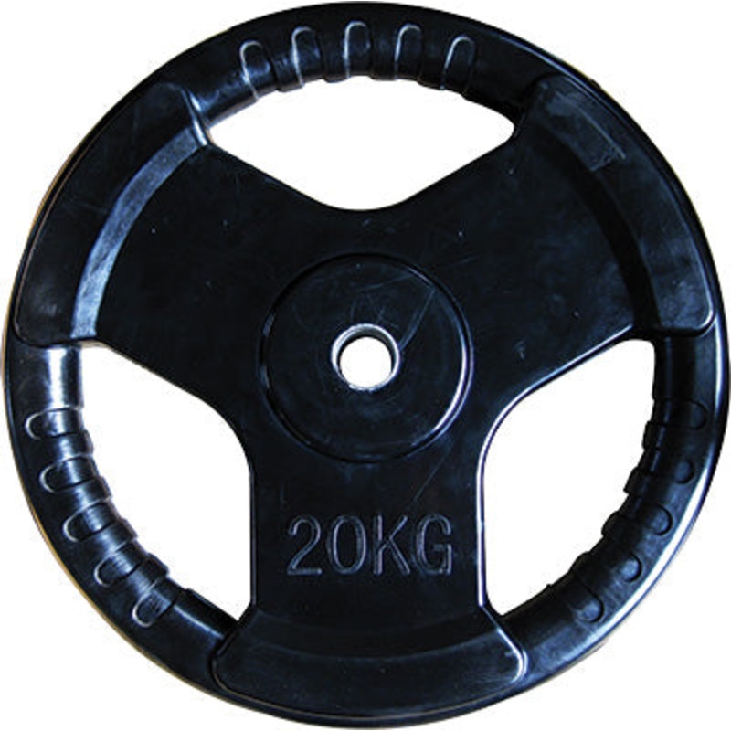 Cosco Rubber Weight Plate With Metal Insert 20 Kg | KIBI Sports Metal Insert 50mm