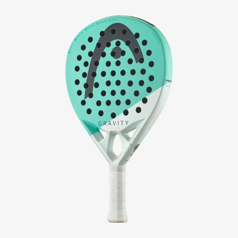 Head Gravity Team 2024 Padel Racquet White/Teal One Size