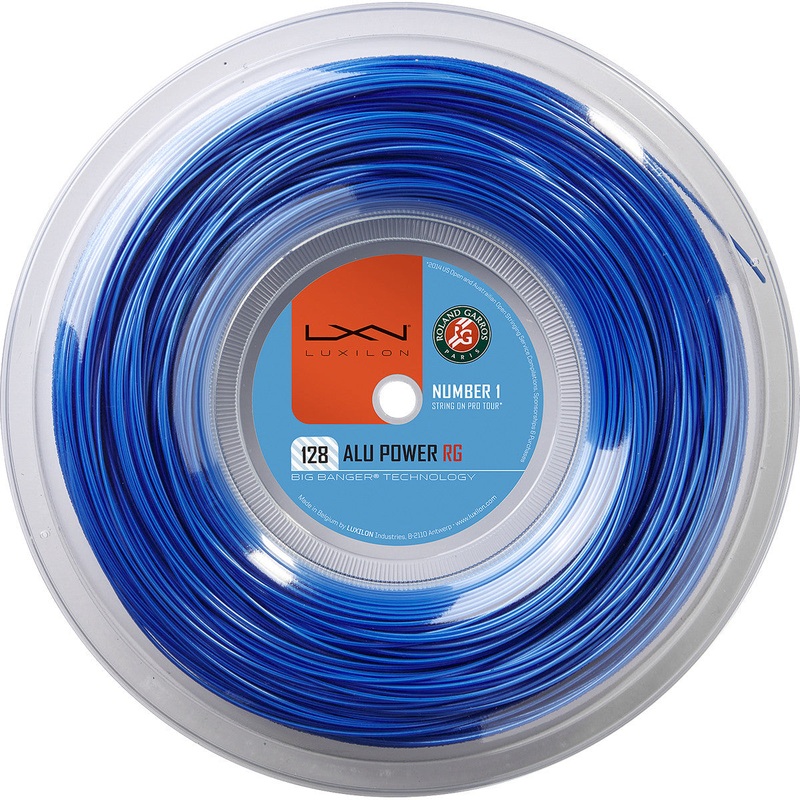 Luxilon Alu Power 128 RG (WR8310901) Reel (200m) BLUE/WHITE 1.28mm/200m