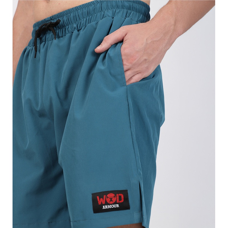 Men’s AirLite PolyWoven Shorts (Blue)Wod Armour | Kibi Sports S
