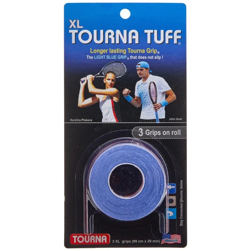 Tourna Tuff XL Overgrip 3 pack (Blue)