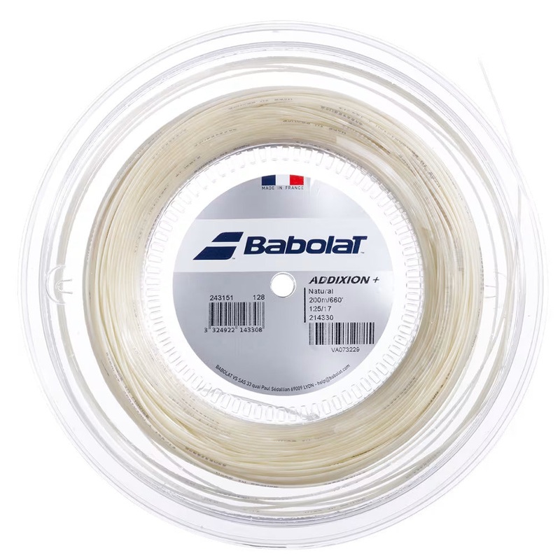 Babolat AddiXion+ 200M Tennis String – Natural NATURAL 130 200m