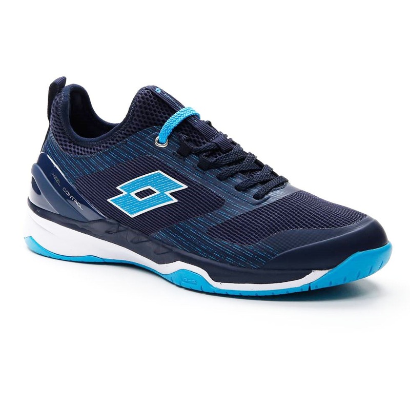 Lotto Mirage 200 Speed Men’s Tennis Shoe (Navy Blue)