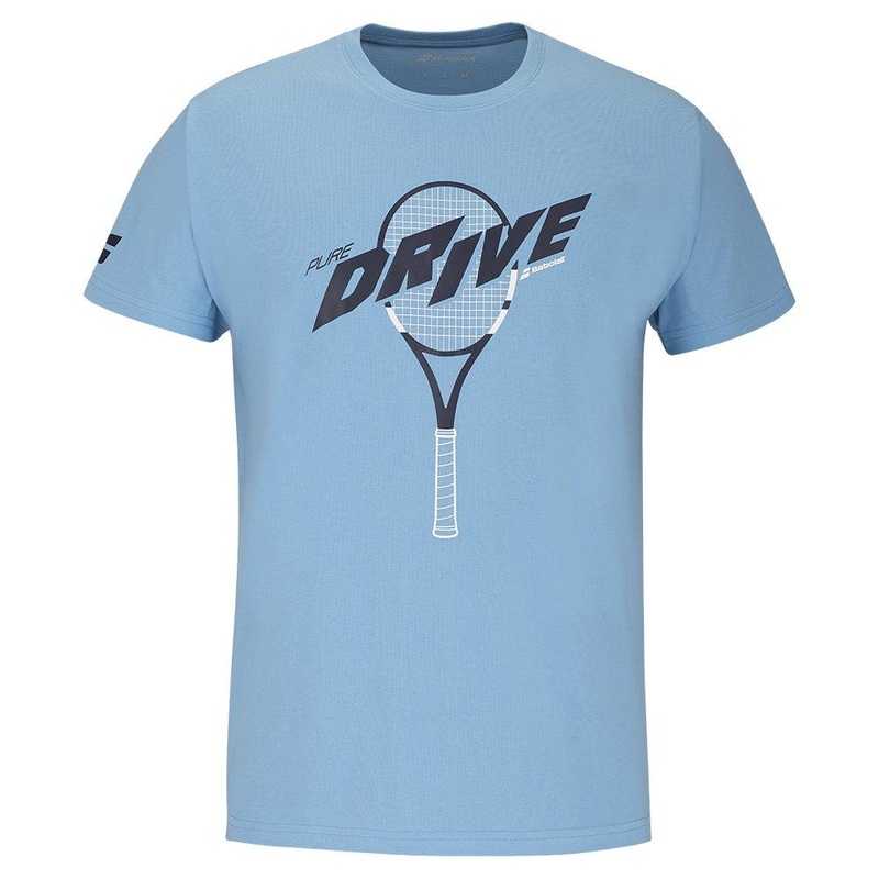 Unisex Drive Cotton Tennis Tee Heritage Blue