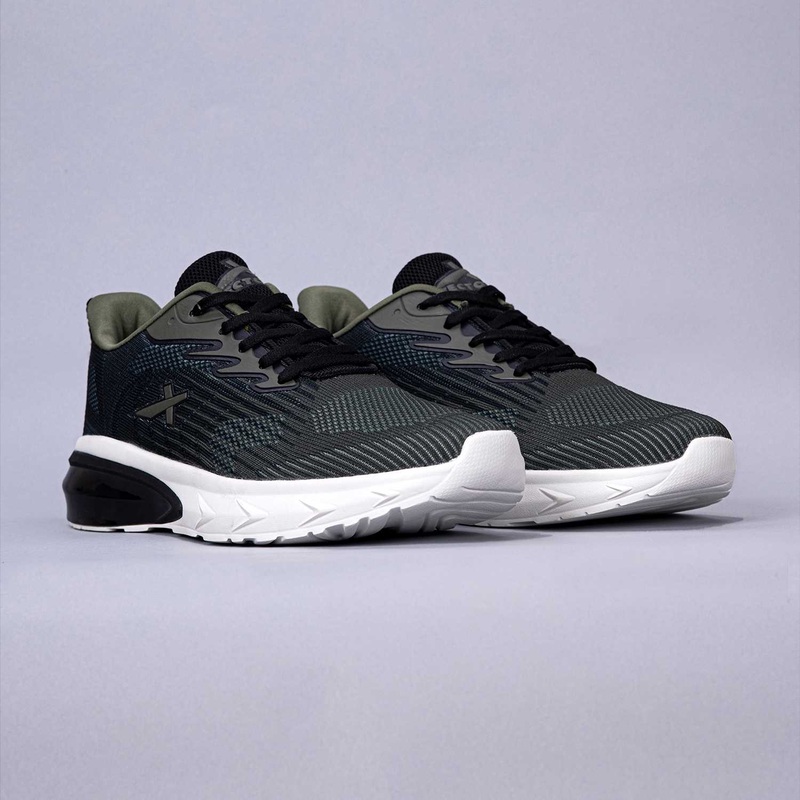 Vector X Defence Running/Jogging Shoe | KIBI Sports 8 UK Black-Green