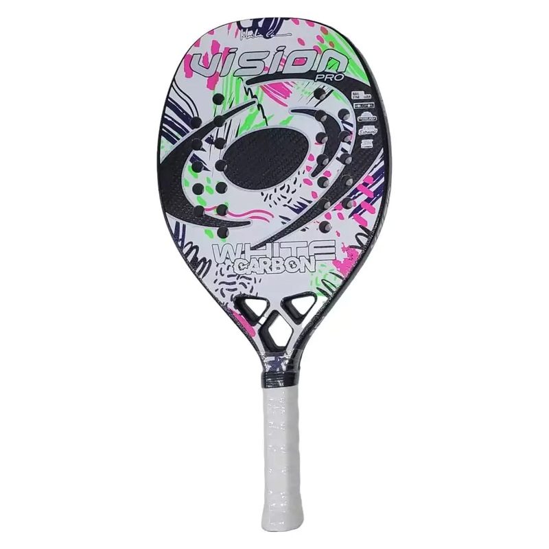 Vision WHITE CARBON 2023  Professional Beach Tennis Paddle