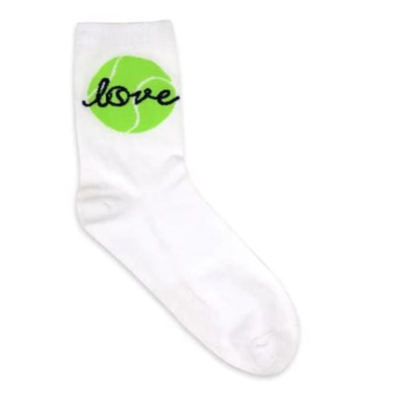 Ame & Lulu Love Stitched Crew Socks Green Ace