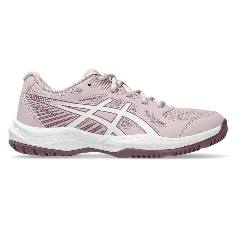 Asics Upcourt 6 GS Junior Indoor Court Shoe (Watershed Rose/White)