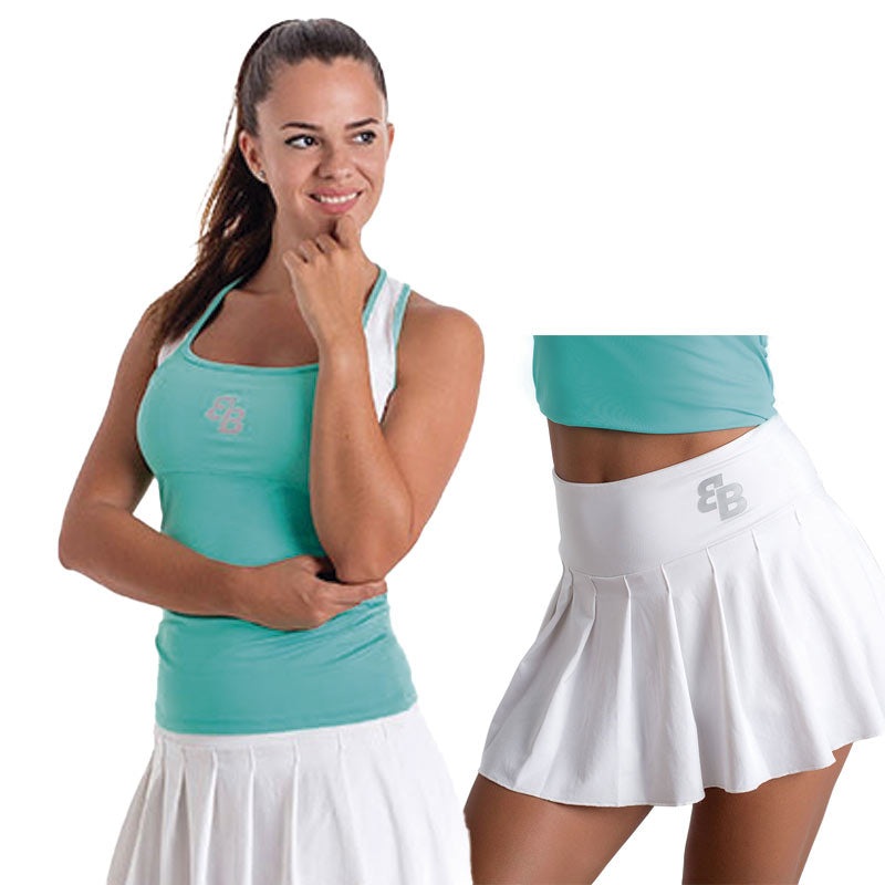 Conjunto BB Salitre Blanco Turquesa