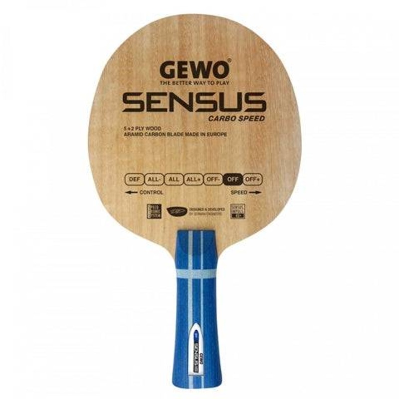 GEWO Sensus Carbo Speed – Offensive Plus Table Tennis Blade