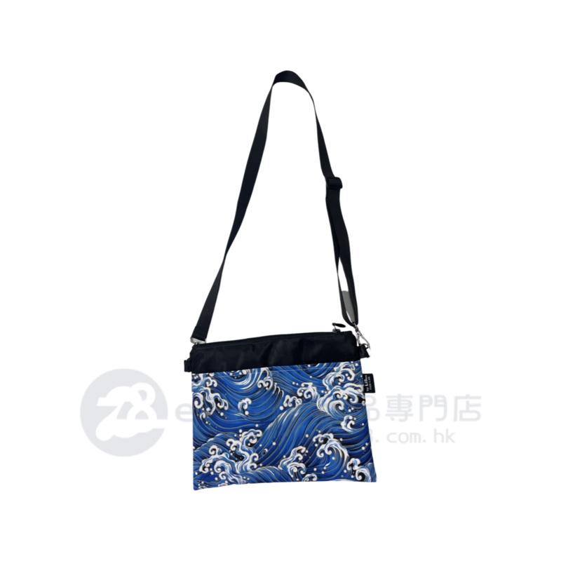 Handmade Water Resistant   cross body bagWaves 198) Waves 198