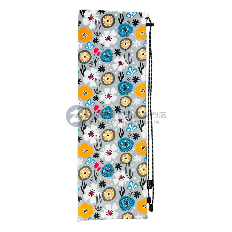 Handmade Water Resistant Racket Case (Gray flower pattern 392) Gray flower pattern 392