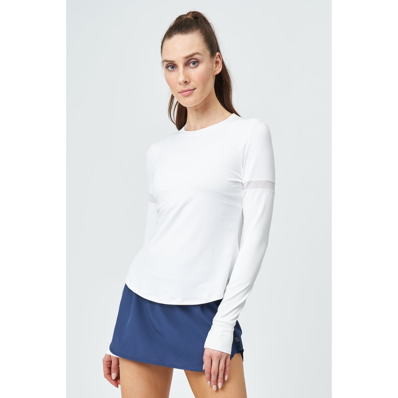 Lija Womens Noble Elite Pacer Top XSmall White