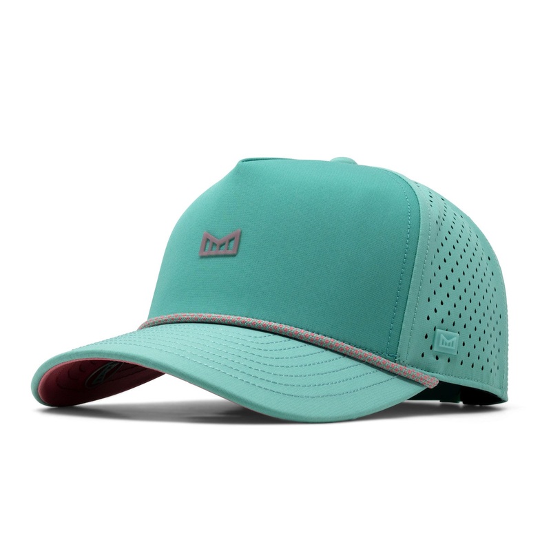 Melin Hydro Odyssey Rope Bulls Icon Hat Blue Lagoon Classic