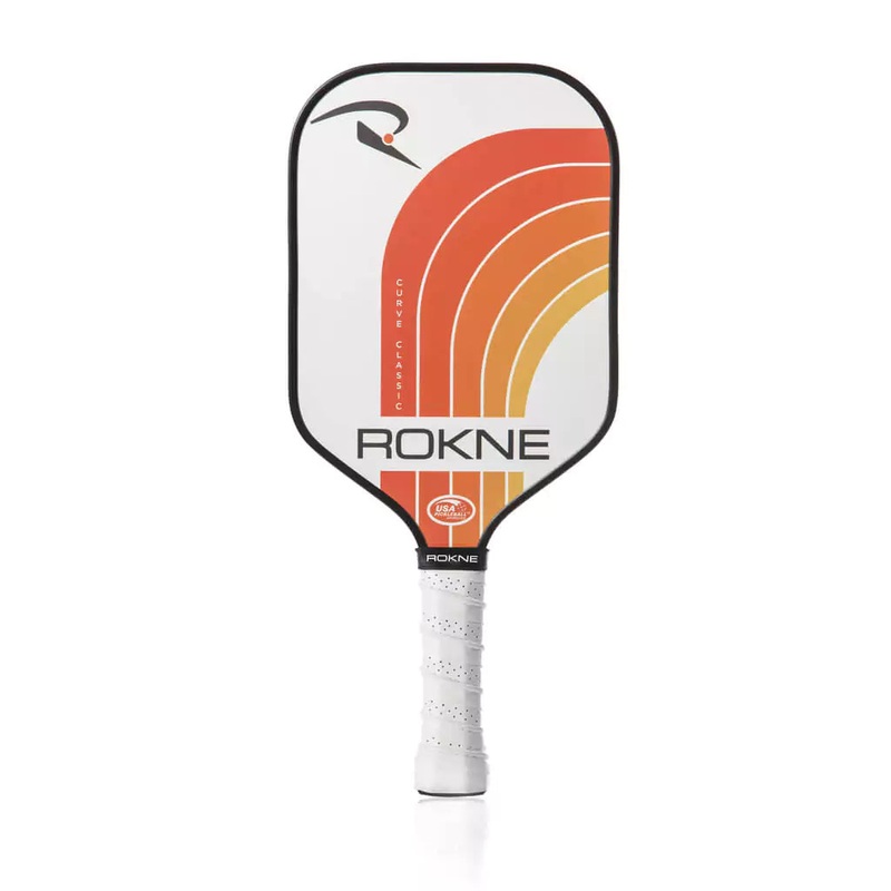 Rokne Curve Classic TANGERINE Pickleball Paddle