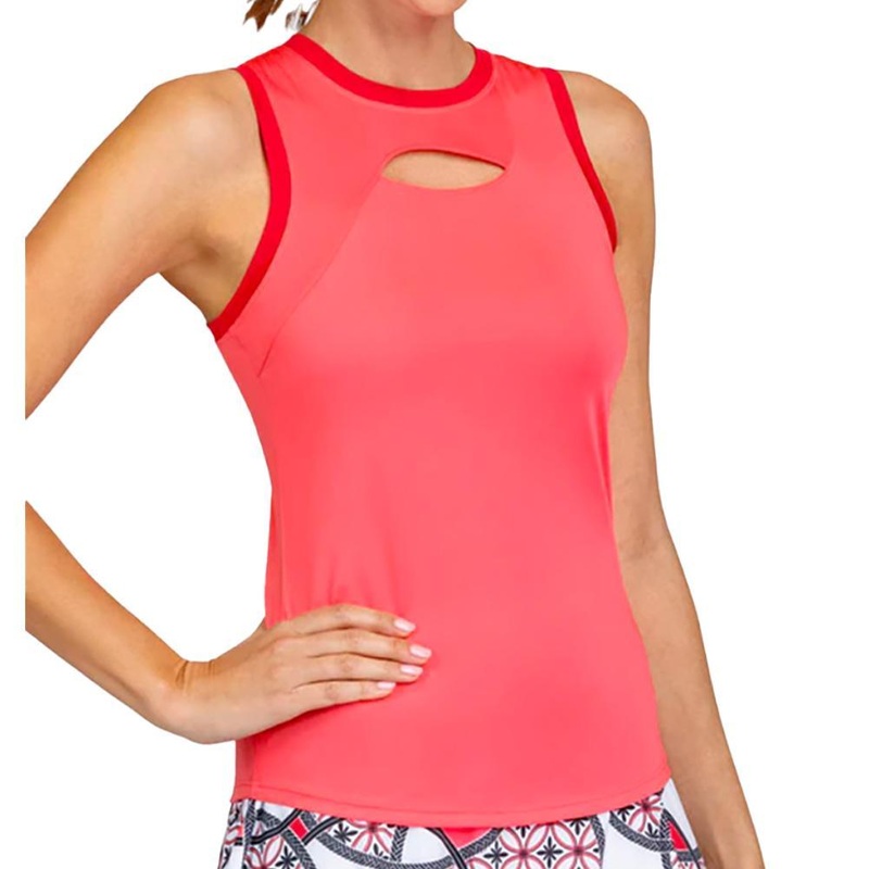 Women’s Rhoswen Racerback Pickleball Tank Lychee Pink