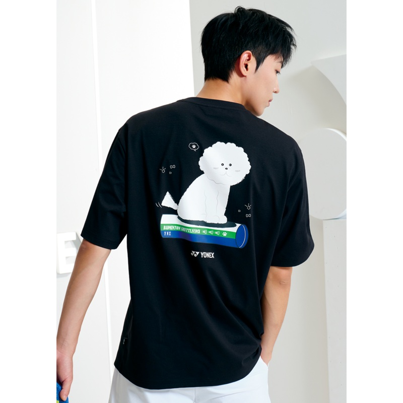 YONEX UNI T-Shirt 243TS036U (OVER FIT) BLACK 85(XS)