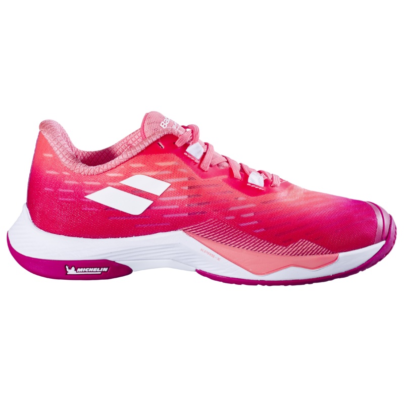 Babolat Shadow Tour 5 30F23641 Badminton Shoes Womens (Raspberry) Raspberry UK 4